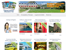 Tablet Screenshot of paisatgesdecatalunya.com